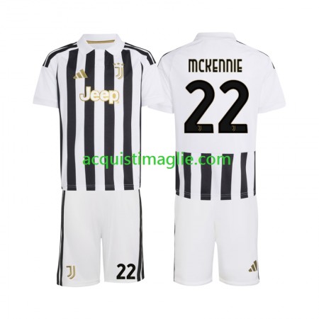 Divisa di Calcio Juventus Weston McKennie 22 Bambino Prima 2026/2027